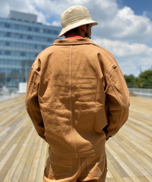 CIAOPANIC TYPY(チャオパニックティピー)の「【TYPYDENIM/ティピーデニム】カバーオール(カバーオール・メンズ・インディゴブルー/キャメル・S/M/L)」の7枚目の写真