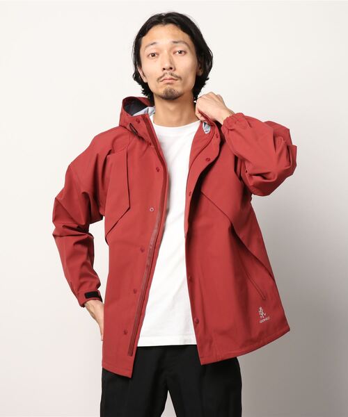 Gramicci(グラミチ)の「3LAYER BIG FLAP JACKET | 3レイヤービッグフラップジャケット(マウンテンパーカー・メンズ・チャコール/グレー系その他/ブラック/バーガンディー・L/S/M)」の4枚目の写真