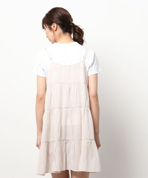 JUMELLE(ジュメロ)の「パピーキャミワンピース(ワンピース・レディース・ブラック/ベージュ/ピンク・FREE)」の5枚目の写真