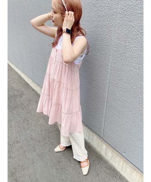 JUMELLE(ジュメロ)の「パピーキャミワンピース(ワンピース・レディース・ブラック/ベージュ/ピンク・FREE)」の21枚目の写真