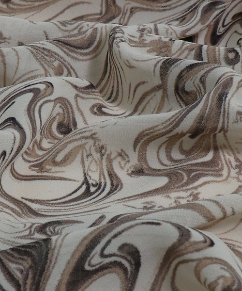 &g'aime(アンジェム)の「【&g’aime】マーブルロングワンピース(ワンピース・レディース・アイボリー・FREE)」の19枚目の写真