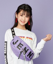 SISTER JENNI | チャーム付きハトメウエストバッグ(ボディバッグ/ウエストポーチ)