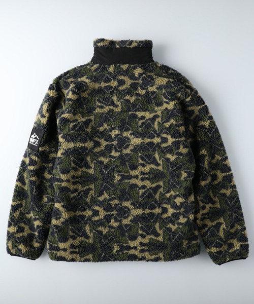 CAMP7(キャンプセブン)の「【CAMP7】柄ボアスタンドジャケット(ブルゾン・メンズ・オフホワイト/ネイビー・L/M/XL)」の18枚目の写真