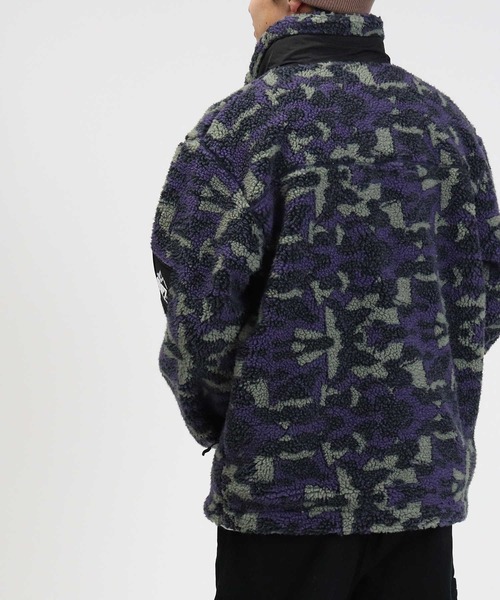 CAMP7(キャンプセブン)の「【CAMP7】柄ボアスタンドジャケット(ブルゾン・メンズ・オフホワイト/ネイビー・L/M/XL)」の12枚目の写真