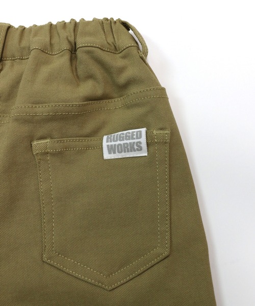 RUGGEDWORKS(ラゲッドワークス)の「スリムストレートストレッチツイル裏起毛ロングパンツ(その他パンツ・キッズ・ベージュ/カーキ/チャコール・90/100/110/120/130/140/150)」の18枚目の写真