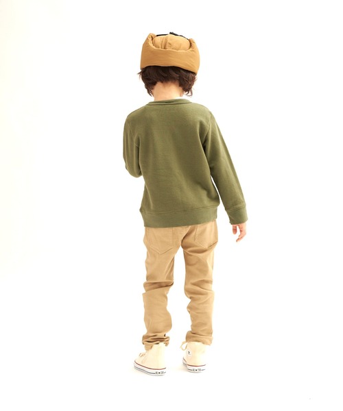 RUGGEDWORKS(ラゲッドワークス)の「スリムストレートストレッチツイル裏起毛ロングパンツ(その他パンツ・キッズ・ベージュ/カーキ/チャコール・90/100/110/120/130/140/150)」の9枚目の写真