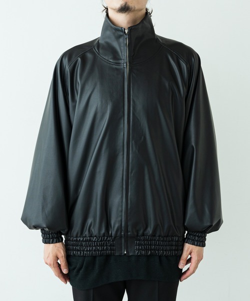 Lui's(ルイス)の「ウォッシャブルフェイクラムスキン ボリュームブルゾン(ブルゾン・メンズ・ブラック・SMALL/MEDIUM)」の9枚目の写真