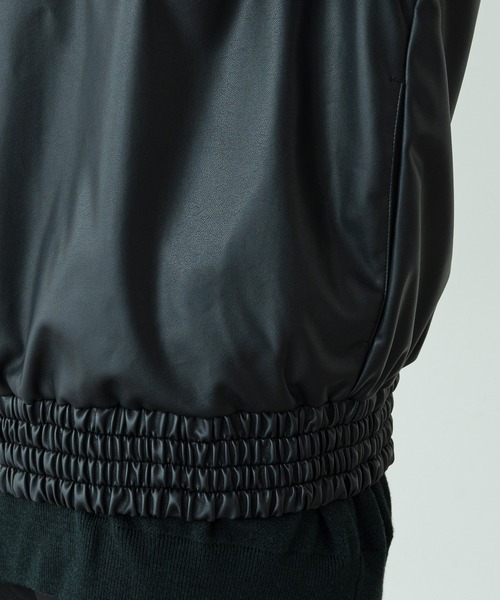 Lui's(ルイス)の「ウォッシャブルフェイクラムスキン ボリュームブルゾン(ブルゾン・メンズ・ブラック・SMALL/MEDIUM)」の8枚目の写真