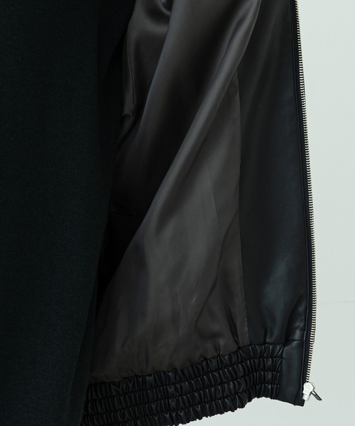 Lui's(ルイス)の「ウォッシャブルフェイクラムスキン ボリュームブルゾン(ブルゾン・メンズ・ブラック・SMALL/MEDIUM)」の6枚目の写真