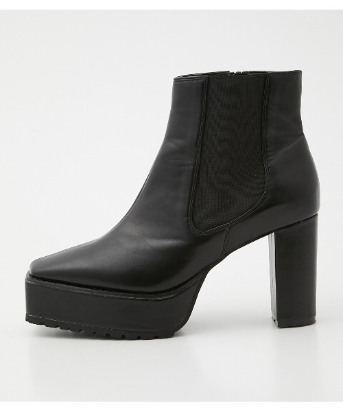 AZUL by moussy(アズールバイマウジー)の「RUGGED SOLE BOOTS/ラギッドソールブーツ(ブーツ・レディース・ブラック/ブラウン・SMALL/MEDIUM/LARGE)」の6枚目の写真