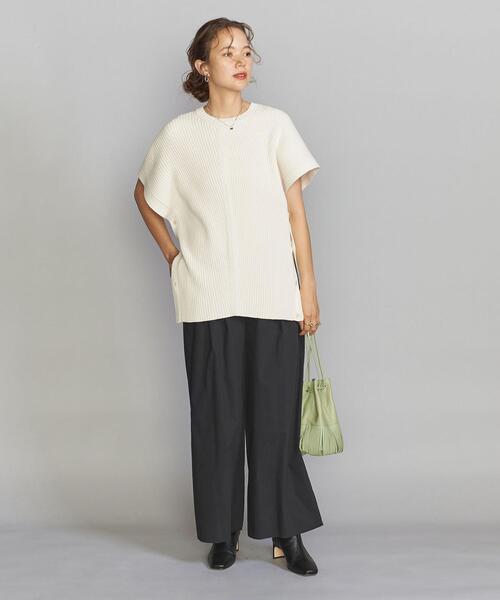 BEAUTY&YOUTH UNITED ARROWS(ビューティーアンドユースユナイテッドアローズ)の「BY イージーワイド パンツ(その他パンツ・レディース・ネイビー/パープル・S/M)」の12枚目の写真