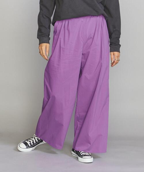 BEAUTY&YOUTH UNITED ARROWS(ビューティーアンドユースユナイテッドアローズ)の「BY イージーワイド パンツ(その他パンツ・レディース・ネイビー/パープル・S/M)」の13枚目の写真