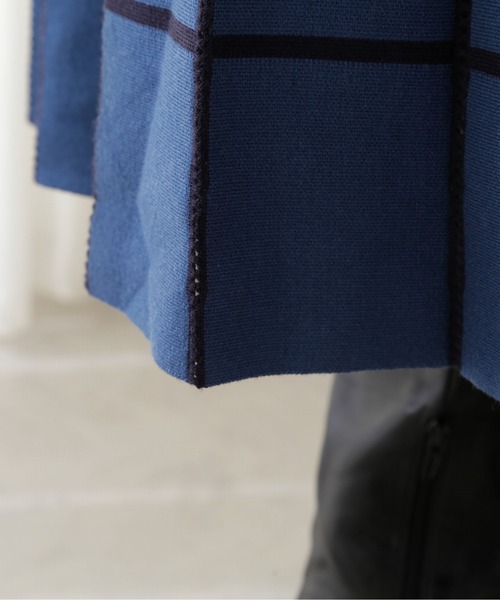 PROPORTION BODY DRESSING（プロポーションボディドレッシング）の「アイレットチェックワンピース / 1211240018（ワンピース・レディース・ネイビー/パープル/オフホワイト・MEDIUM/SMALL）」の5枚目の写真