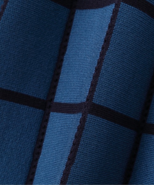 PROPORTION BODY DRESSING（プロポーションボディドレッシング）の「アイレットチェックワンピース / 1211240018（ワンピース・レディース・ネイビー/パープル/オフホワイト・MEDIUM/SMALL）」の14枚目の写真