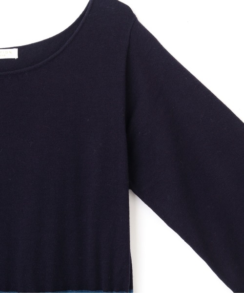 PROPORTION BODY DRESSING（プロポーションボディドレッシング）の「アイレットチェックワンピース / 1211240018（ワンピース・レディース・ネイビー/パープル/オフホワイト・MEDIUM/SMALL）」の20枚目の写真