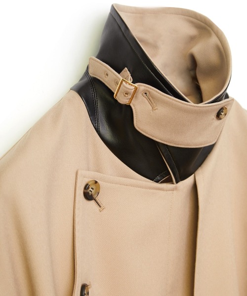 TAUPE（トープ）の「TAUPE/トープ/Tetron Wool Motor Cycle Coat