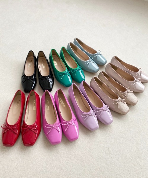 one after another NICE CLAUP（ワンアフターアナザーナイスクラップ）の「カラフルバレエシューズ（バレエシューズ・レディース・ベージュ/ゴールド系その他・S/M/L）」の11枚目の写真