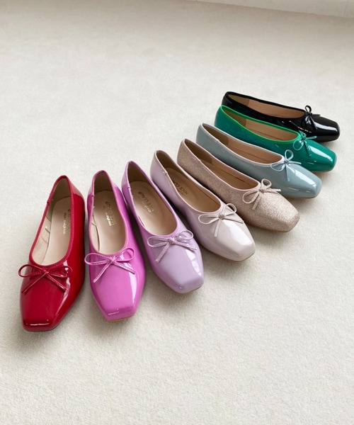 one after another NICE CLAUP（ワンアフターアナザーナイスクラップ）の「カラフルバレエシューズ（バレエシューズ・レディース・ベージュ/ゴールド系その他・S/M/L）」の9枚目の写真