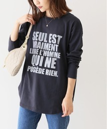 SLOBE IENA | グラフィックロンTEE【手洗い可能】◆(Tシャツ/カットソー)