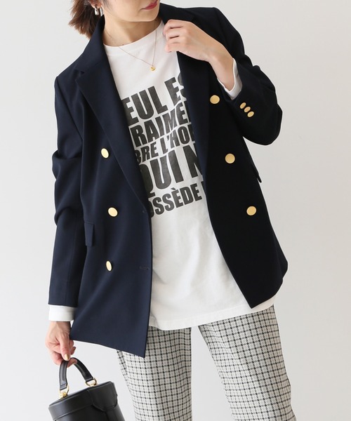 SLOBE IENA（スローブイエナ）の「グラフィックロンTEE【手洗い可能】◆（Tシャツ/カットソー・レディース・グレー/チャコールグレー/ホワイト・FREE）」の15枚目の写真