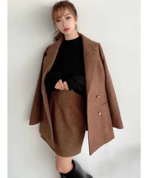 RESEXXY（リゼクシー）の「コルセットデザインミニスカート【セットアップ着用可能】（スカート・レディース・ブラック/ブラウン/ブルー・FREE）」の7枚目の写真