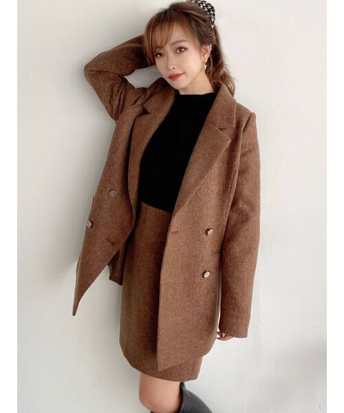 RESEXXY（リゼクシー）の「コルセットデザインミニスカート【セットアップ着用可能】（スカート・レディース・ブラック/ブラウン/ブルー・FREE）」の8枚目の写真