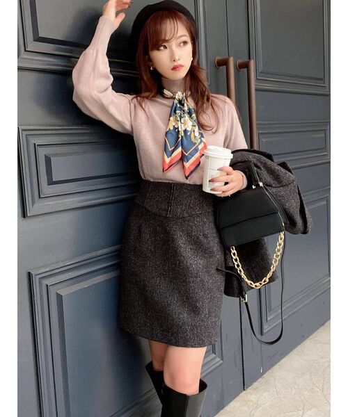 RESEXXY（リゼクシー）の「コルセットデザインミニスカート【セットアップ着用可能】（スカート・レディース・ブラック/ブラウン/ブルー・FREE）」の11枚目の写真