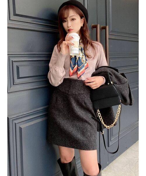 RESEXXY（リゼクシー）の「コルセットデザインミニスカート【セットアップ着用可能】（スカート・レディース・ブラック/ブラウン/ブルー・FREE）」の13枚目の写真