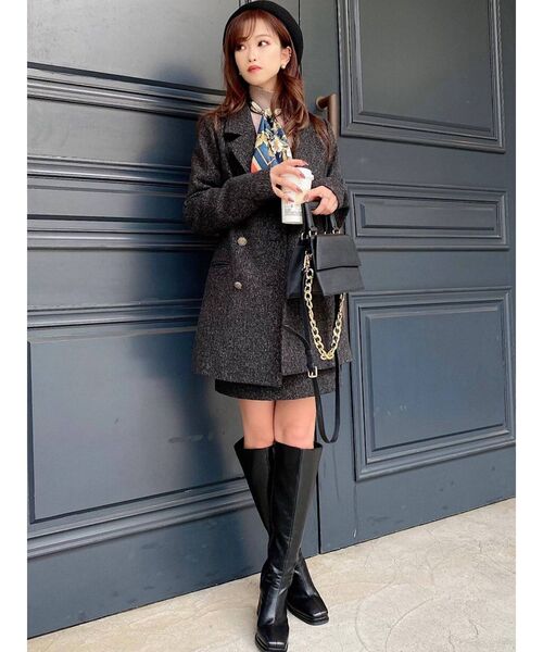 RESEXXY（リゼクシー）の「コルセットデザインミニスカート【セットアップ着用可能】（スカート・レディース・ブラック/ブラウン/ブルー・FREE）」の15枚目の写真