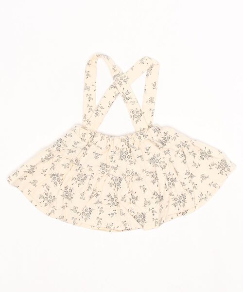D.fesense（ディーフェセンス）の「【D.fesense/ディーフェセンス】サス付き花柄スカートブルマ（その他ベビーウェア・キッズ・ベージュ系その他/アイボリー・F）」の3枚目の写真
