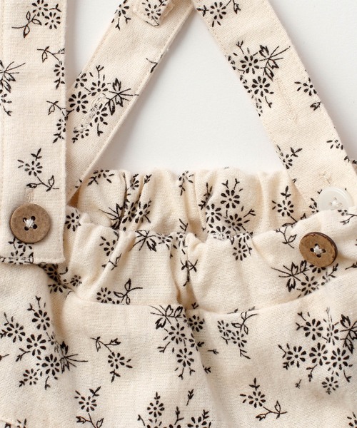 D.fesense（ディーフェセンス）の「【D.fesense/ディーフェセンス】サス付き花柄スカートブルマ（その他ベビーウェア・キッズ・ベージュ系その他/アイボリー・F）」の5枚目の写真