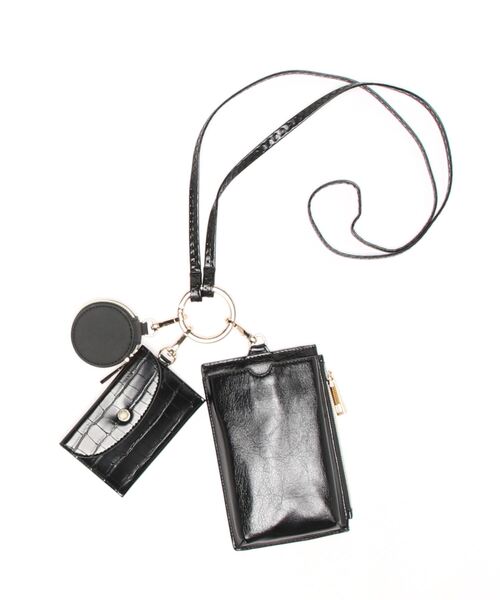 cache cache（カシュ カシュ）の「カシュカシュ cachecache / コンビ素材スマホショルダー（ショルダーバッグ・レディース・シルバー/ライトベージュ/グレー/ゴールド/ブラウン/ブラック・FREE）」の17枚目の写真