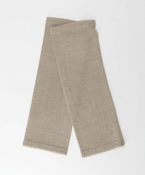 green label relaxing（グリーンレーベルリラクシング）の「ニット レッグウォーマー（レッグウォーマー・レディース・モカ/ダークグレー・FREE）」の2枚目の写真