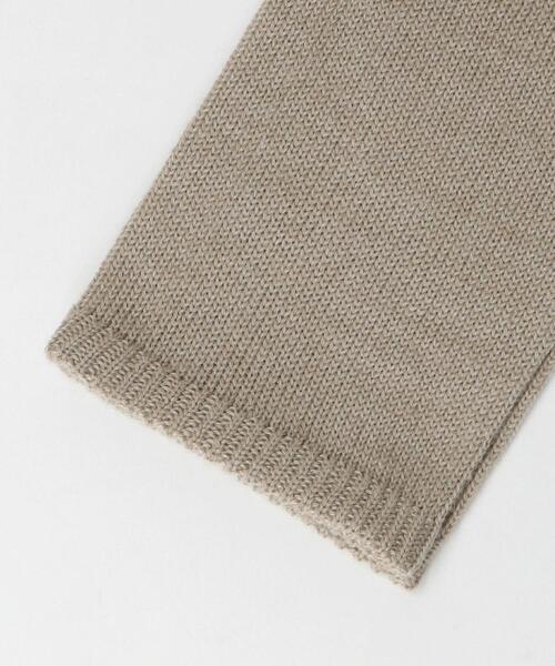 green label relaxing（グリーンレーベルリラクシング）の「ニット レッグウォーマー（レッグウォーマー・レディース・モカ/ダークグレー・FREE）」の6枚目の写真