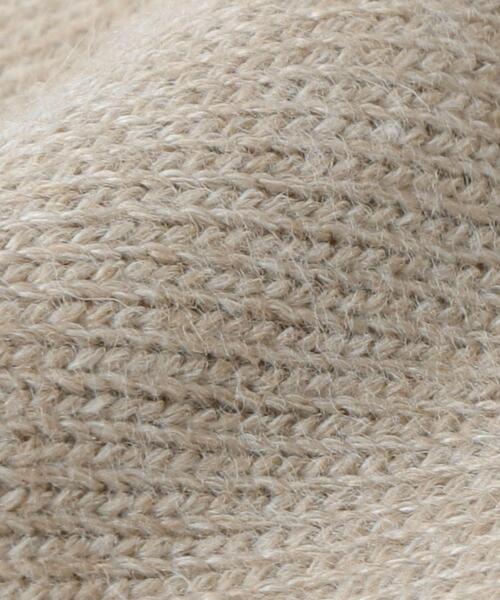 green label relaxing（グリーンレーベルリラクシング）の「ニット レッグウォーマー（レッグウォーマー・レディース・モカ/ダークグレー・FREE）」の4枚目の写真