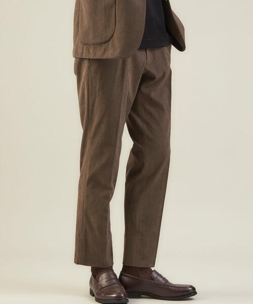 WORK TRIP OUTFITS GREEN LABEL RELAXING（ワークトリップアウトフィッツグリーンレーベル リラクシング）の「WTO A+ コーデュロイ MODERN スラックス -ウォッシャブル・ストレッチ・防シワ-（スラックス・メンズ・ダークグレー/モカ・M/80/S/76/XL/88/XS/72/L/84）」の5枚目の写真