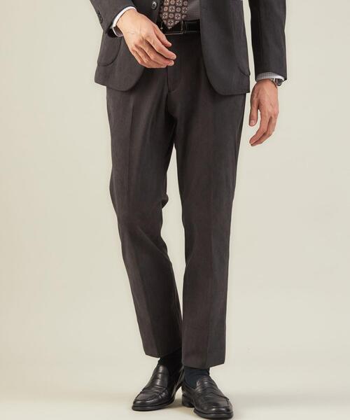 WORK TRIP OUTFITS GREEN LABEL RELAXING（ワークトリップアウトフィッツグリーンレーベル リラクシング）の「WTO A+ コーデュロイ MODERN スラックス -ウォッシャブル・ストレッチ・防シワ-（スラックス・メンズ・ダークグレー/モカ・M/80/S/76/XL/88/XS/72/L/84）」の6枚目の写真