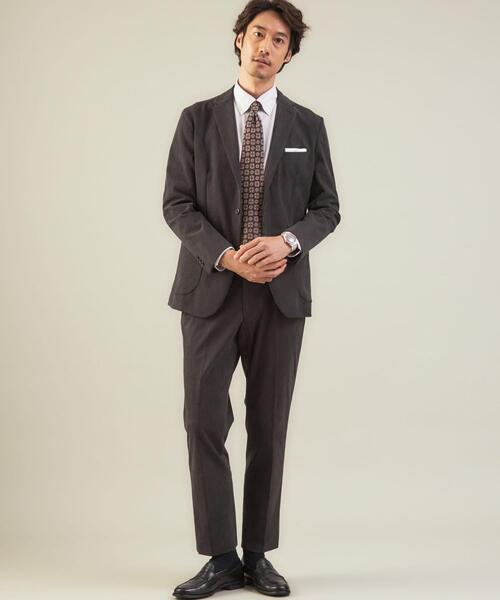 WORK TRIP OUTFITS GREEN LABEL RELAXING（ワークトリップアウトフィッツグリーンレーベル リラクシング）の「WTO A+ コーデュロイ MODERN スラックス -ウォッシャブル・ストレッチ・防シワ-（スラックス・メンズ・ダークグレー/モカ・M/80/S/76/XL/88/XS/72/L/84）」の11枚目の写真