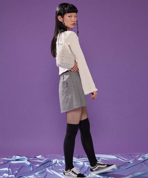 ALAND（エーランド）の「PLASMASPHERE／AMBER カーディガン 2256692（カーディガン/ボレロ・レディース・ブラック/アイボリー・FREE）」の6枚目の写真