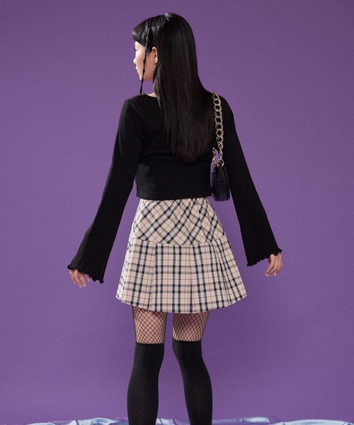 ALAND（エーランド）の「PLASMASPHERE／AMBER カーディガン 2256692（カーディガン/ボレロ・レディース・ブラック/アイボリー・FREE）」の13枚目の写真