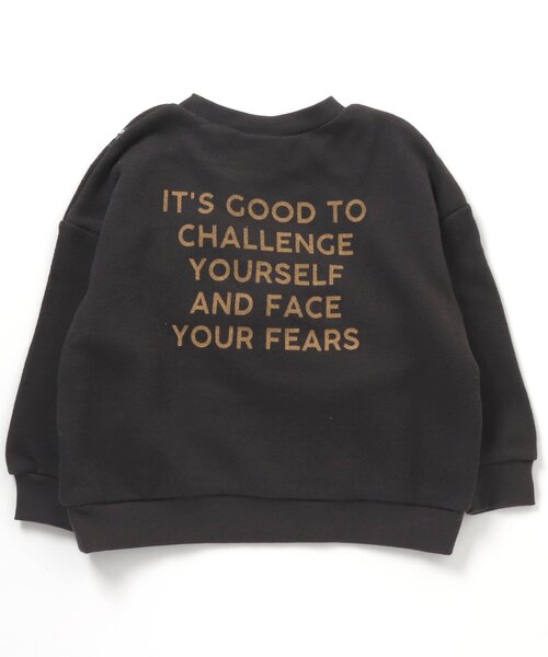 BREEZE（ブリーズ）の「ボアサコッシュトレーナー（スウェット・キッズ・ベージュ/エメラルド/チャコール/ブルー・110/100/130/140/150/90/120）」の11枚目の写真