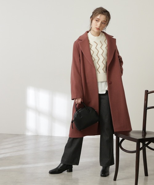 N.（N. Natural Beauty Basic）（エヌエヌナチュラルビューティーベーシック）の「ナミジャガードニット（ニット/セーター・レディース・ホワイト/ブラック・MEDIUM）」の13枚目の写真