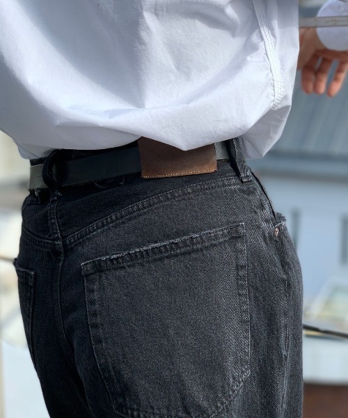 CLAMP（クランプ）の「CLAMP/クランプ/NO2 DENIM 701 (black damage)（デニムパンツ・メンズ・ブラック・3/4）」の6枚目の写真