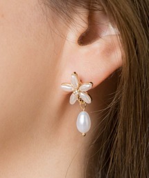 flower | ドロップペタルピアス(ピアス（片耳用）)