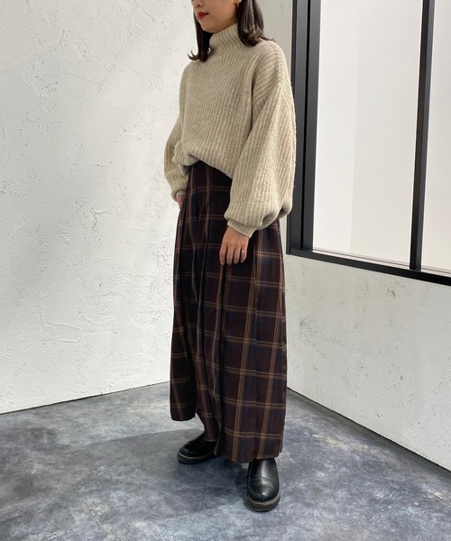 apres jour mignon（アプレジュールミニョン）の「モチモチタートルニット【ZOZOTOWN限定アイテム】（ニット/セーター・レディース・ライトベージュ/アイボリー/オレンジ/グリーン/イエロー系その他・フリー/X-LARGE）」の17枚目の写真