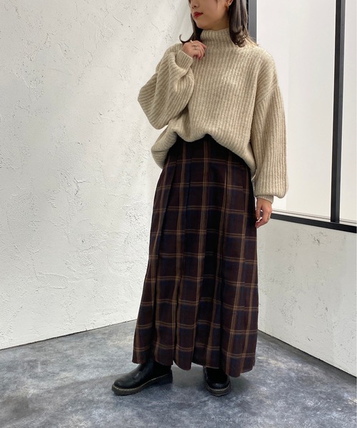 apres jour mignon（アプレジュールミニョン）の「モチモチタートルニット【ZOZOTOWN限定アイテム】（ニット/セーター・レディース・ライトベージュ/アイボリー/オレンジ/グリーン/イエロー系その他・フリー/X-LARGE）」の18枚目の写真