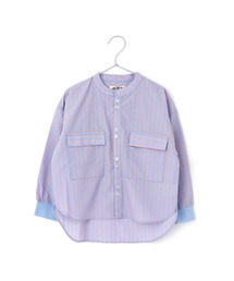 MAKE YOUR DAY | バンドカラー長袖シャツ■80～140cm(シャツ/ブラウス)