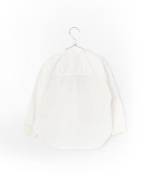 MAKE YOUR DAY(メイクユアデイ)の「バンドカラー長袖シャツ■80~140cm(シャツ/ブラウス・キッズ・サックスブルー/オフホワイト/グレー/ベージュ・90/100/110/120/130/140/80)」の5枚目の写真