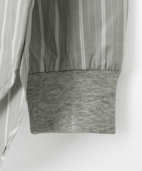 MAKE YOUR DAY(メイクユアデイ)の「バンドカラー長袖シャツ■80~140cm(シャツ/ブラウス・キッズ・サックスブルー/オフホワイト/グレー/ベージュ・90/100/110/120/130/140/80)」の6枚目の写真