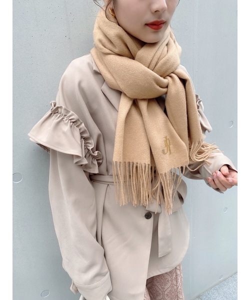 JUMELLE（ジュメロ）の「JMLカシミヤマフラー（マフラー・レディース・ベージュ・FREE）」の19枚目の写真